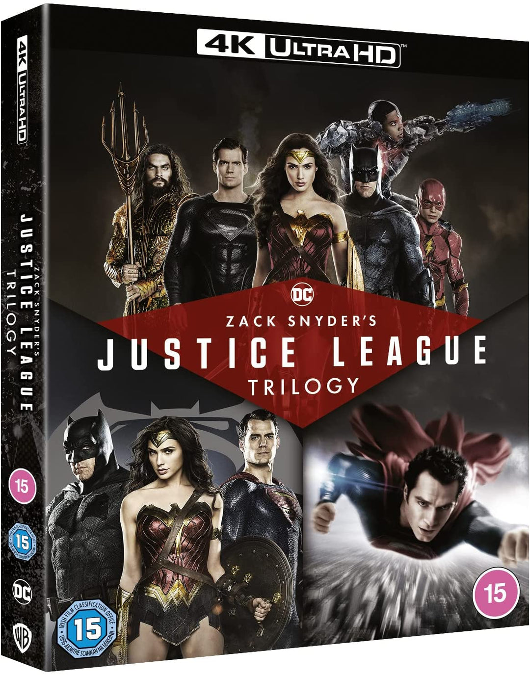 ZACK SNYDER'S JUSTICE LEAGUE TRILOGY [4K Ultra HD] [2021] [Region Free] [Blu-ray]