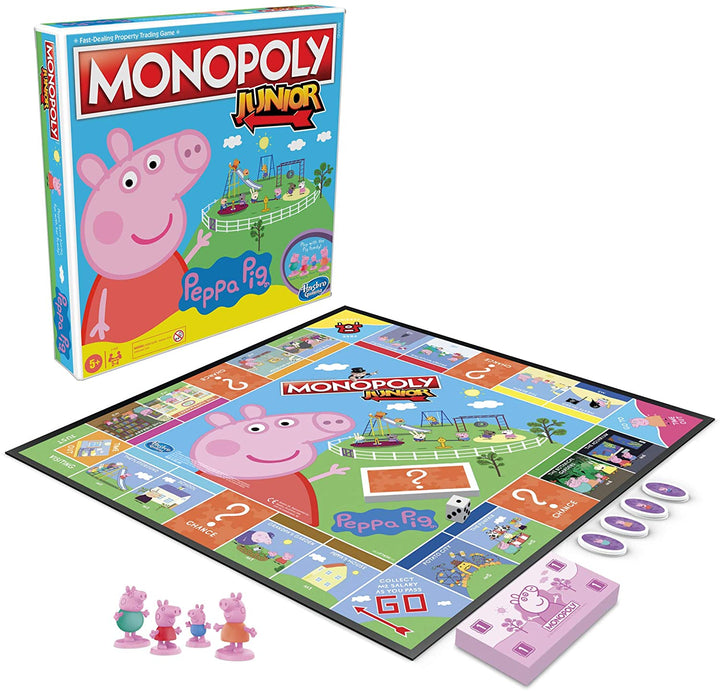 Monopoly Junior : Jeu de société édition Peppa Pig pour 2 à 4 joueurs