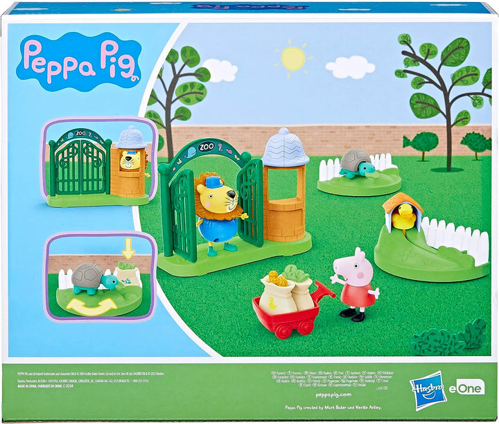 Peppa Pig Toys Peppa's Day at the Zoo Playset Toy for Preschoolers