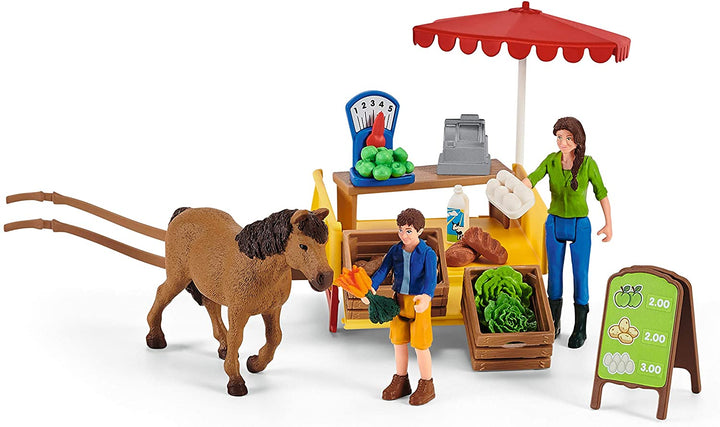 Schleich 42528 Farm World Sunny Day Stand de ferme mobile