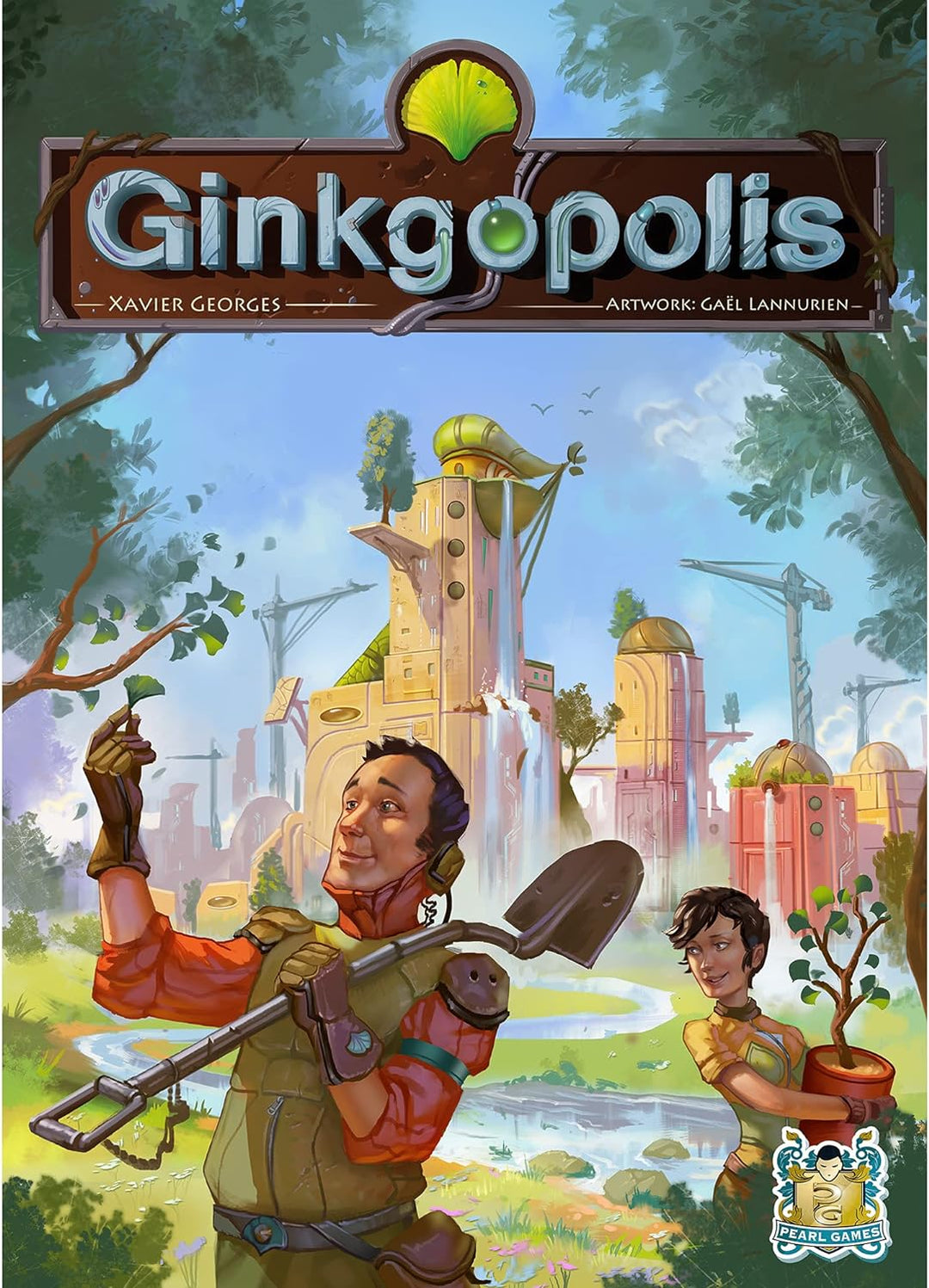 Pearl Games | Ginkgopolis | Board Game | 1 to 5 Players | Ages 10+ | 45 Minutes