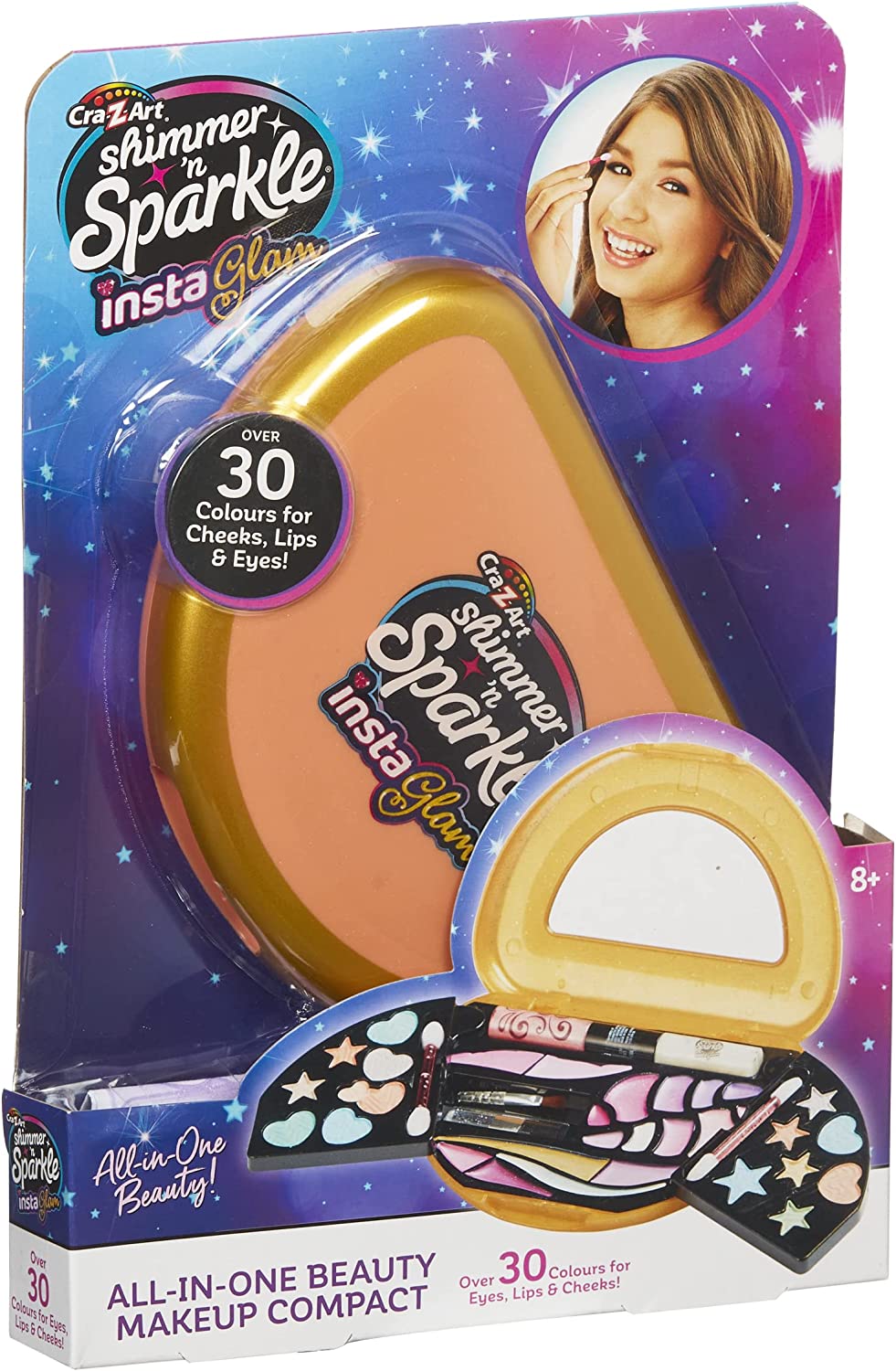 Character Options 07750 Shimmer and Sparkle All in one Beauty Compact Kids Set