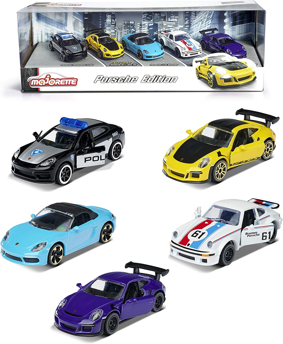 PORSCHE DIE-CAST COLLECTOR 5 CAR PACK