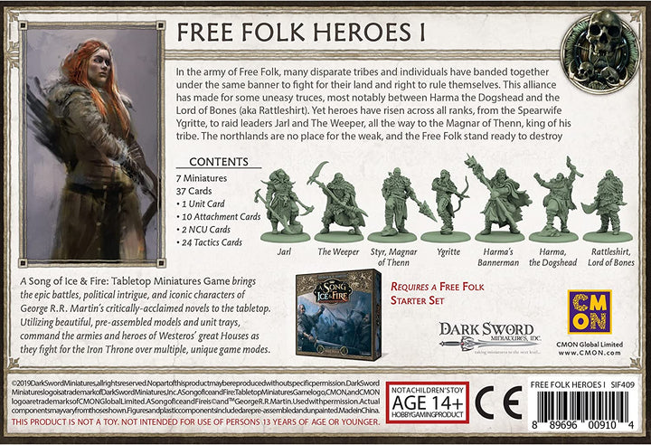 A Song of Ice and Fire: Free Folk Heroes Box 1