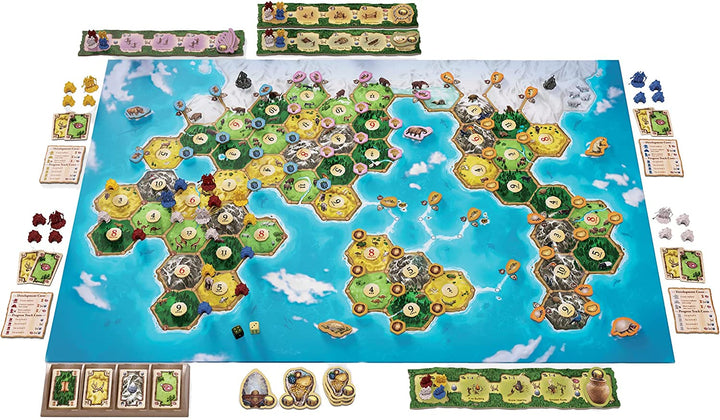 Catan Studios Dawn of Humankind: Catan Board Game Ages 12+ 3-4 Players 90+ Minutes Playing Time