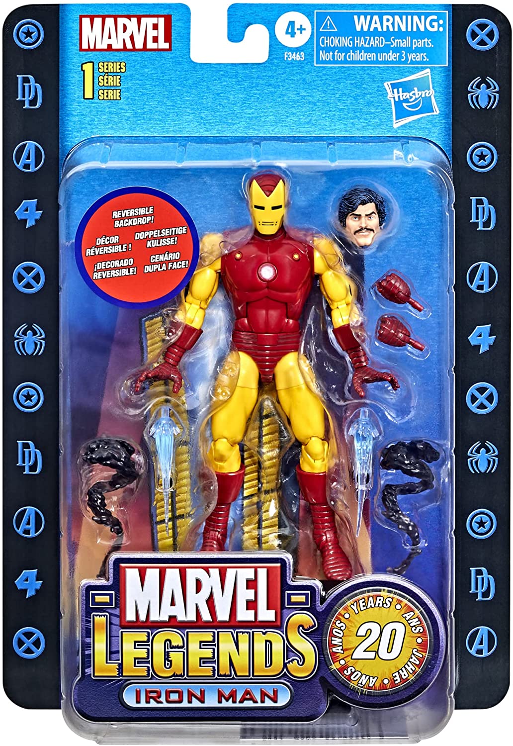 Hasbro Marvel Legends Series 20th Anniversary Series 1 Iron Man 6-Inch Action Fi