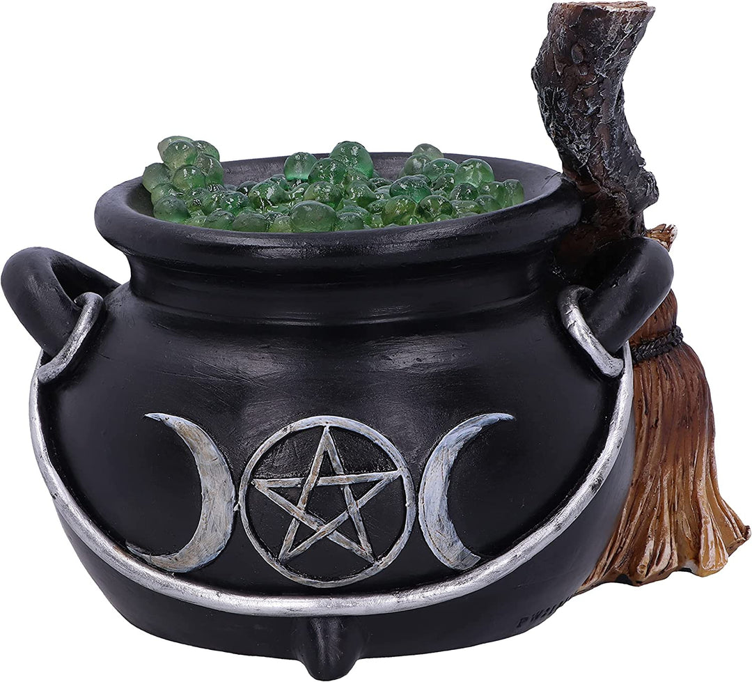 Nemesis Now Bubbling Cauldron 14,5 cm, Schwarz