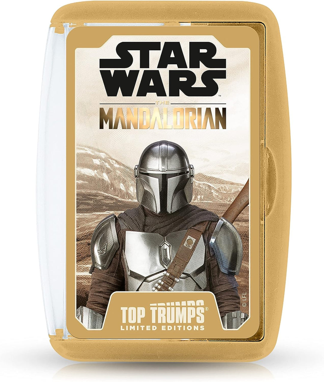 Top Trumps Star Wars The Mandalorian Limited Editions Card Game, play with Greef Karga, Moff Gideon, Boba Fett, Koska Reeves, and Grogu himself, gift and toy for boys and girls