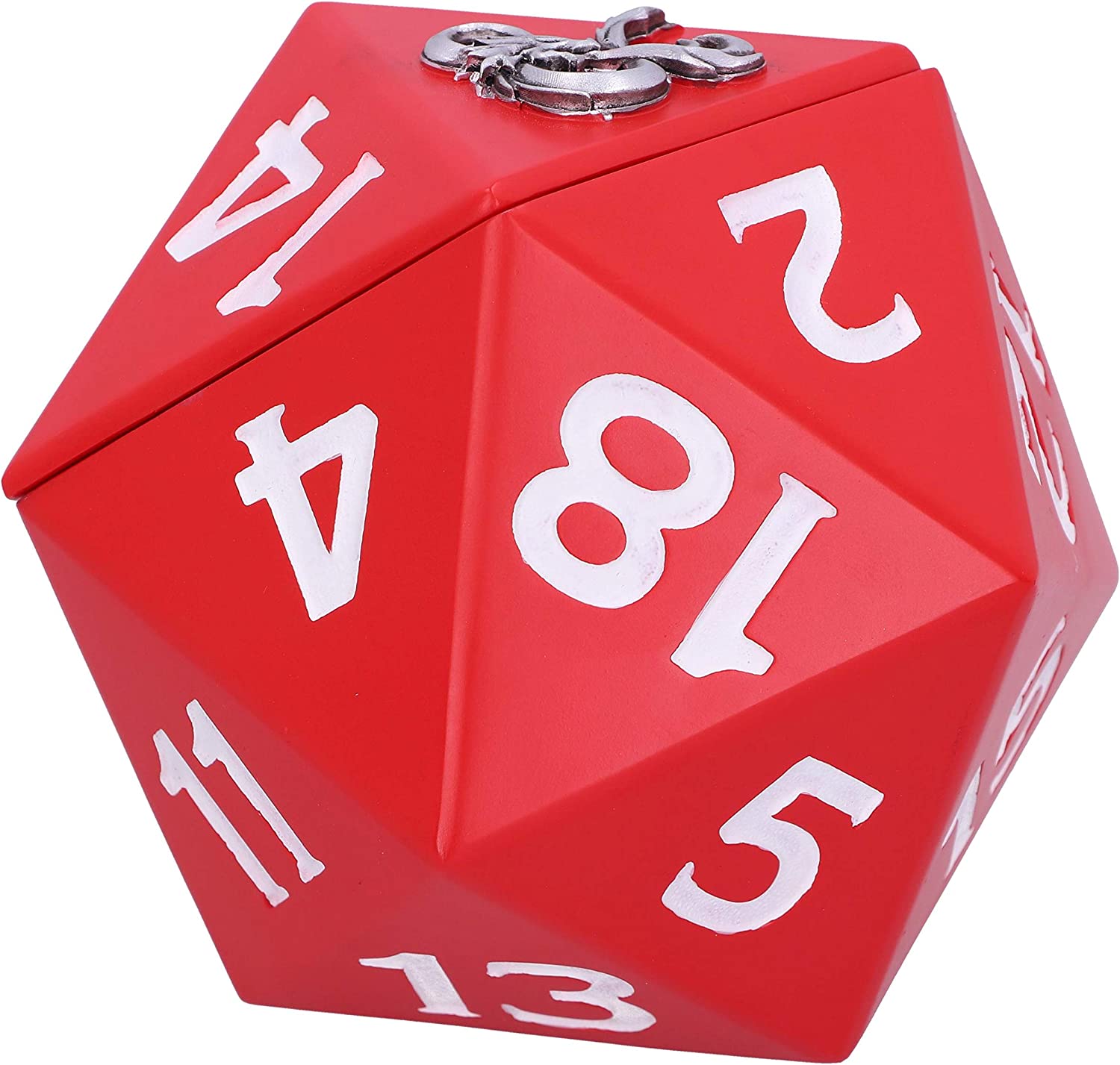 Nemesis Now Dungeons & Dragons D20 Dice Storage Box Red Resin 3