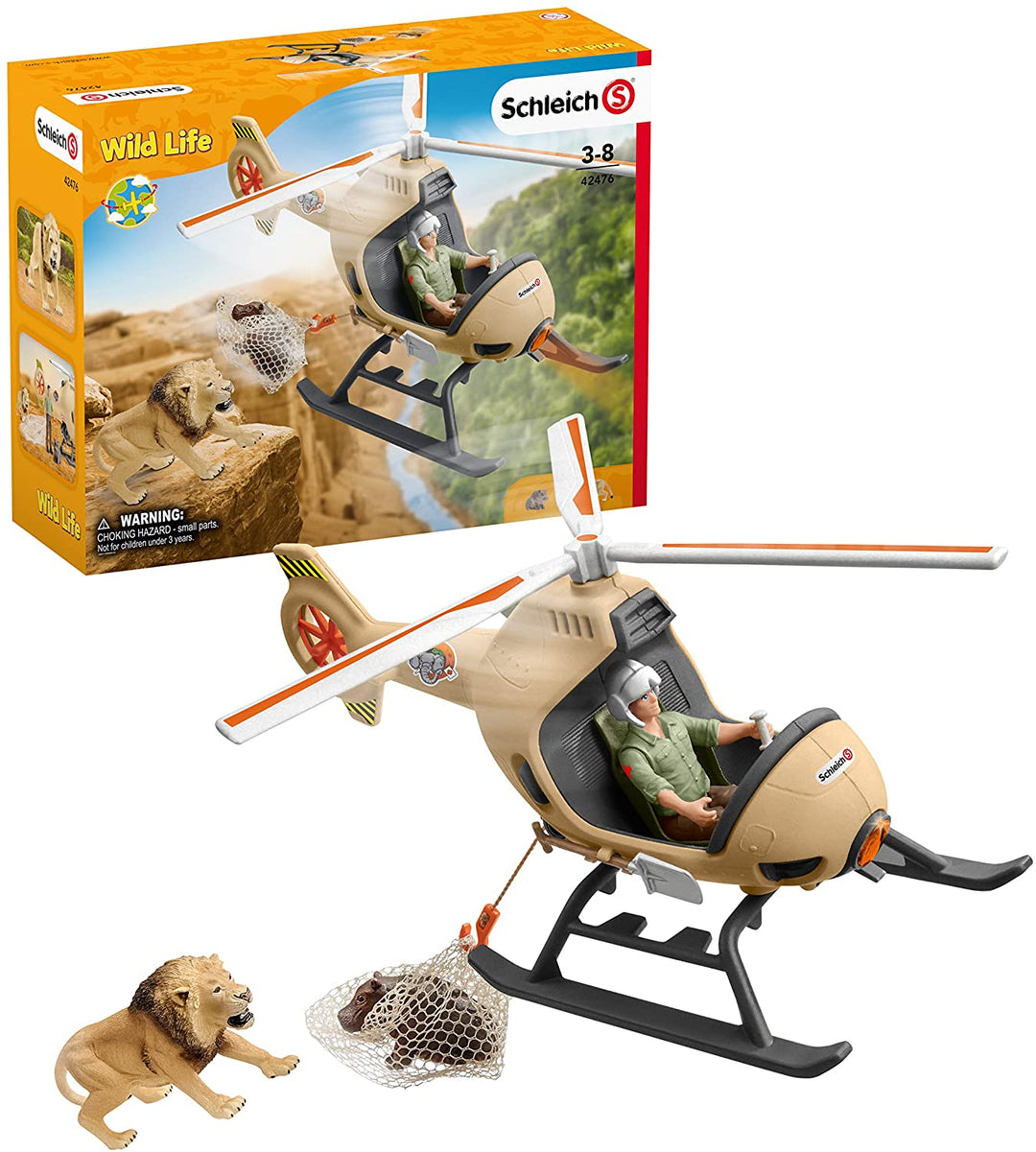 Schleich 42476 Tierrettungshubschrauber Wild Life