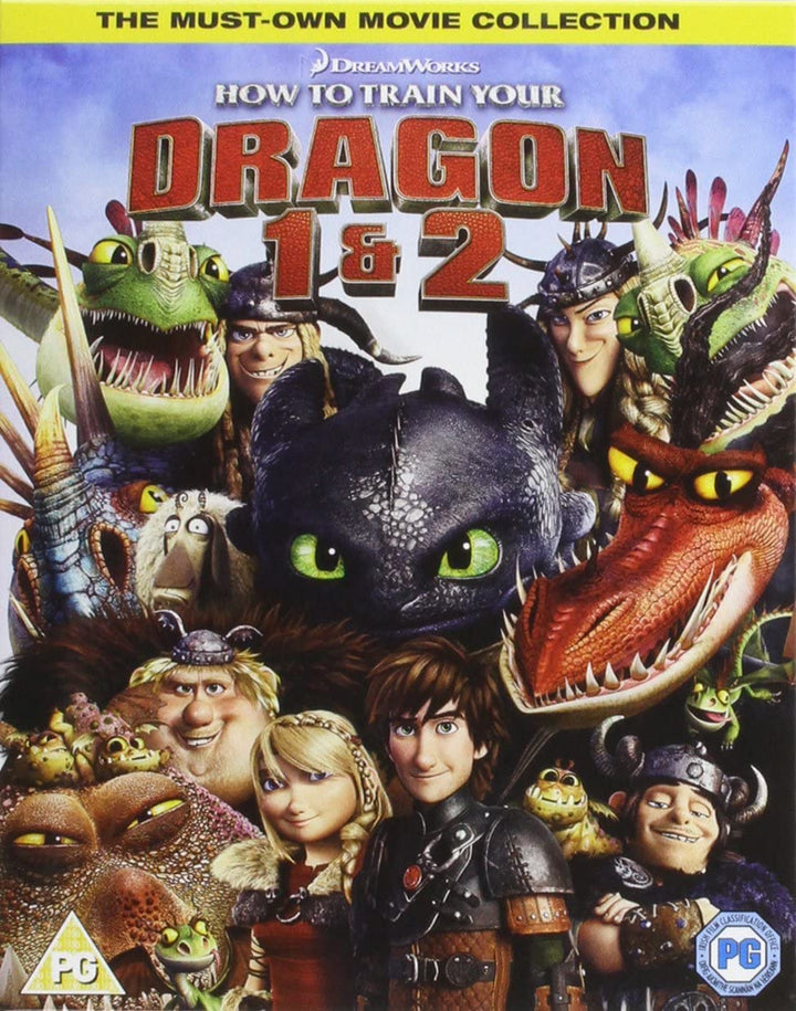 How To Train Your Dragon/How To Train Your Dragon 2 [Region Free] -  Family/Adventure [Blu-ray]