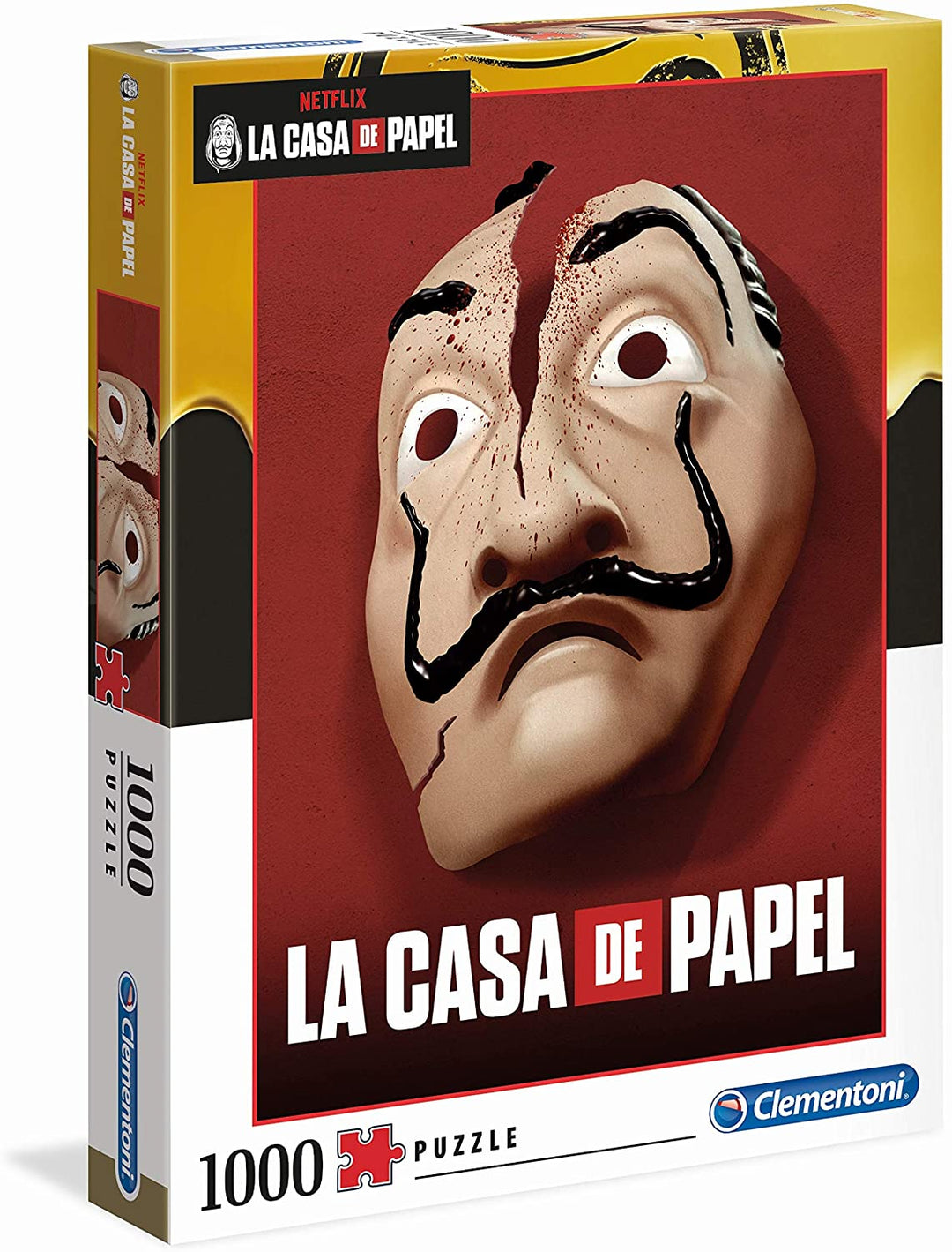Clementoni - 39533 - Puzzle La Casa De Papel / Heist - 1000 pièces - Fabriqué en Italie
