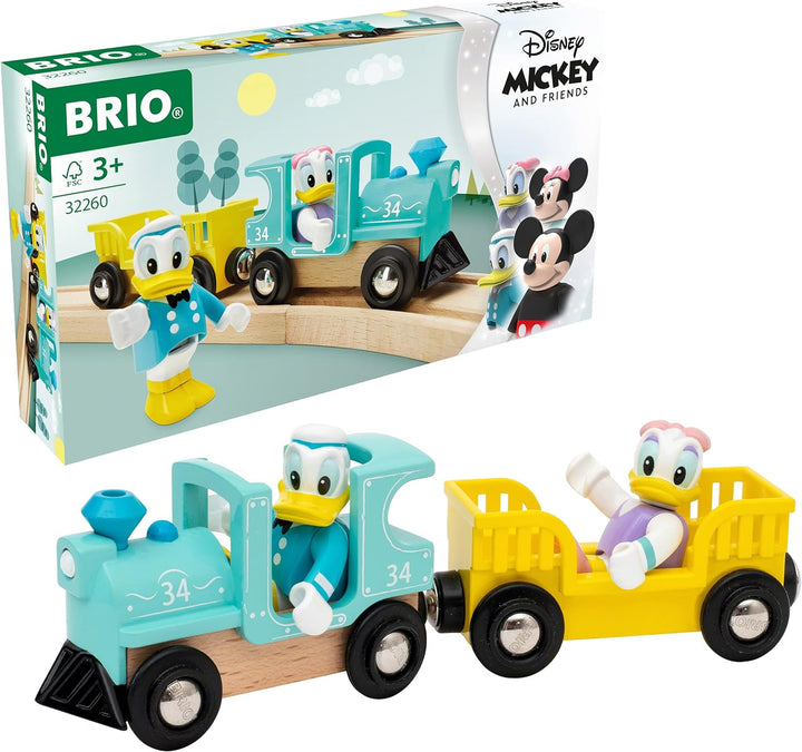 BRIO Disney Donald & Daisy Duck Train for Kids Age 3 Years Up