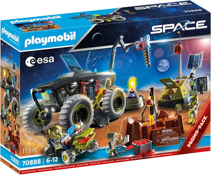 Playmobil Space 70888 ESA Mars Expedition with vehicles, light and sound effects