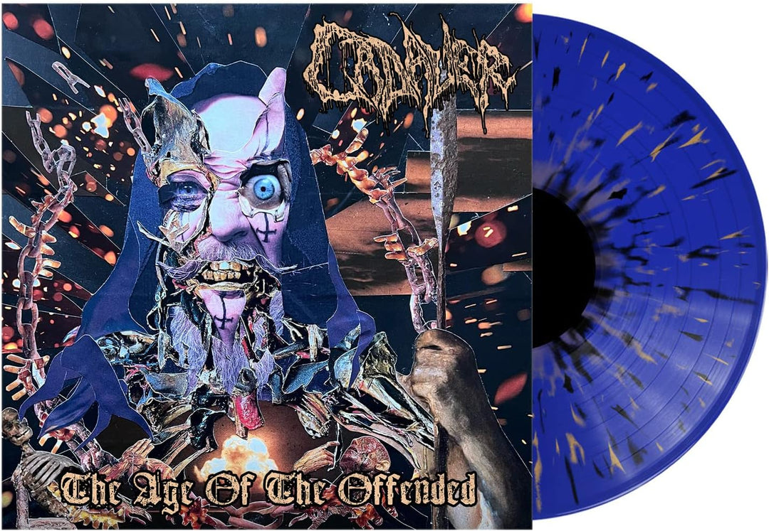 Cadaver - The Age Of The Offended (Blue with Orange, Black Splatter) [VINYL]