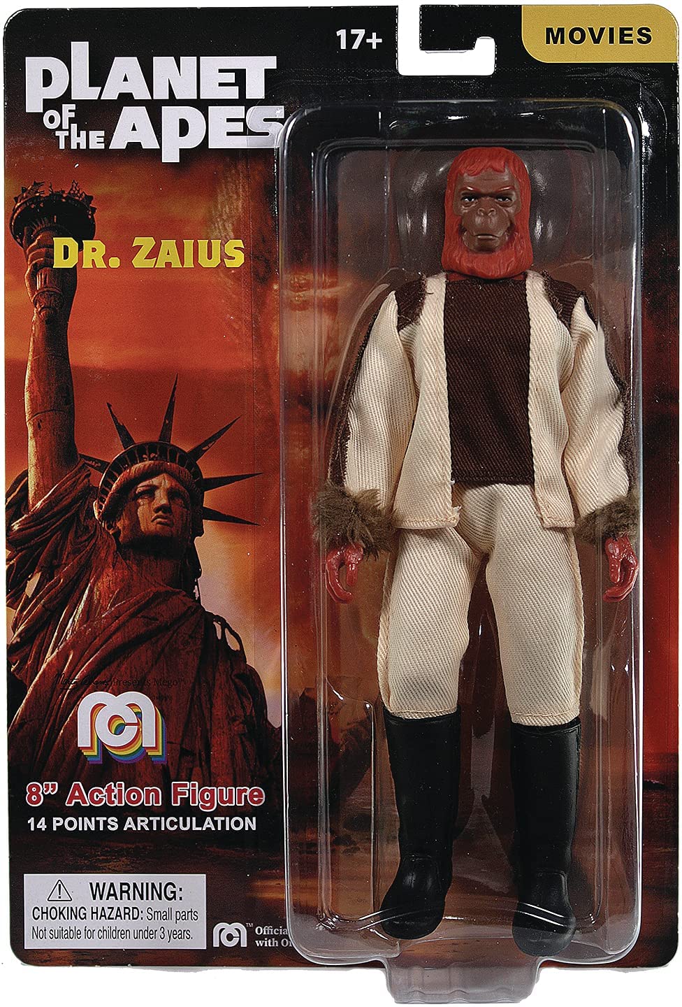 Mego Dr. Zaius The Planet of The Apes Figure 8"