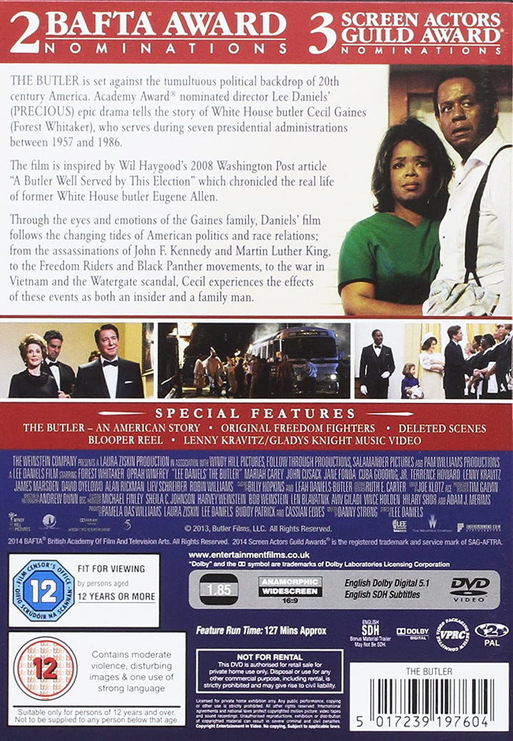 The Butler [2013] - Drama/Historical [DVD]