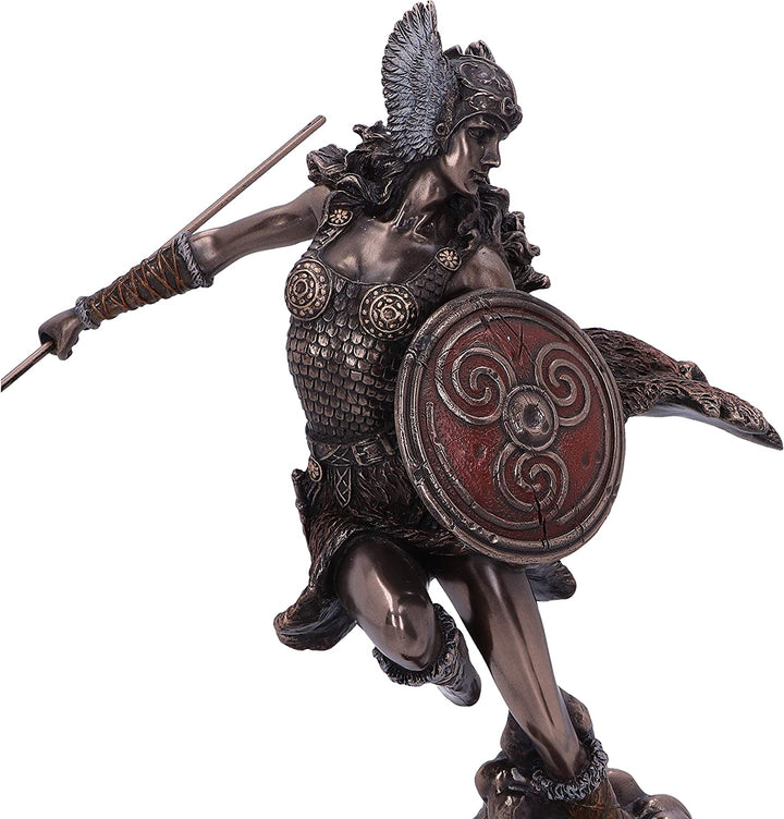 Bronze Valkyrie's Flight Norse Valkyrie Warrior Female Figurine