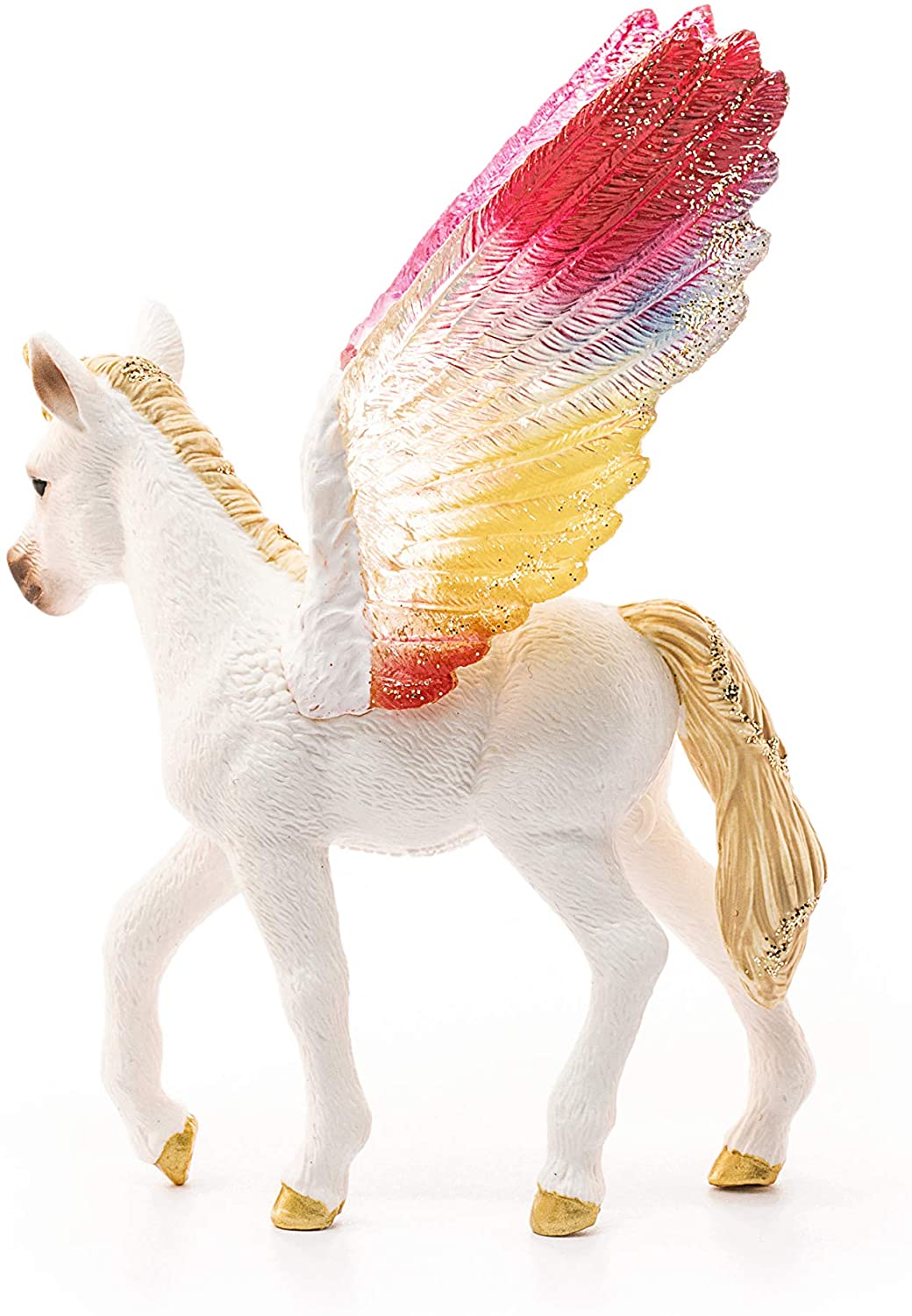 Schleich 70577 Geflügeltes Regenbogen Einhorn Fohlen Figur