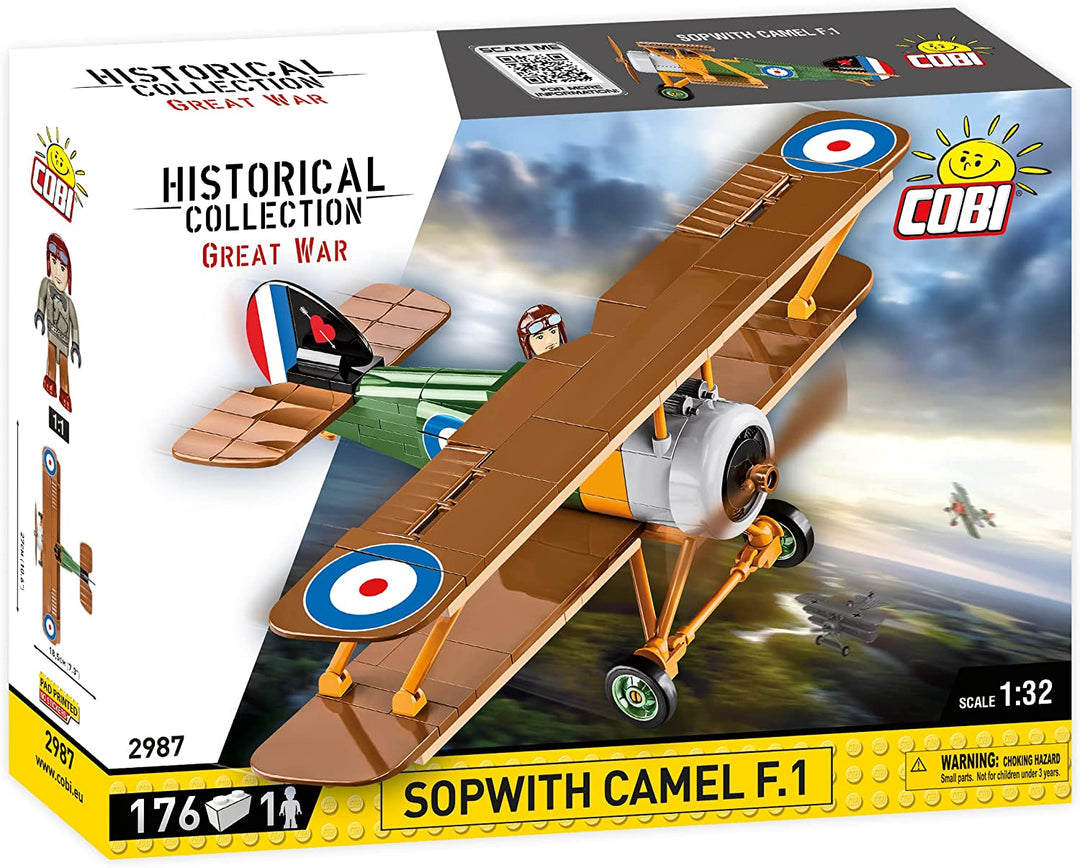 COBI Sopwith Camel F.1., Multicolour (2987)