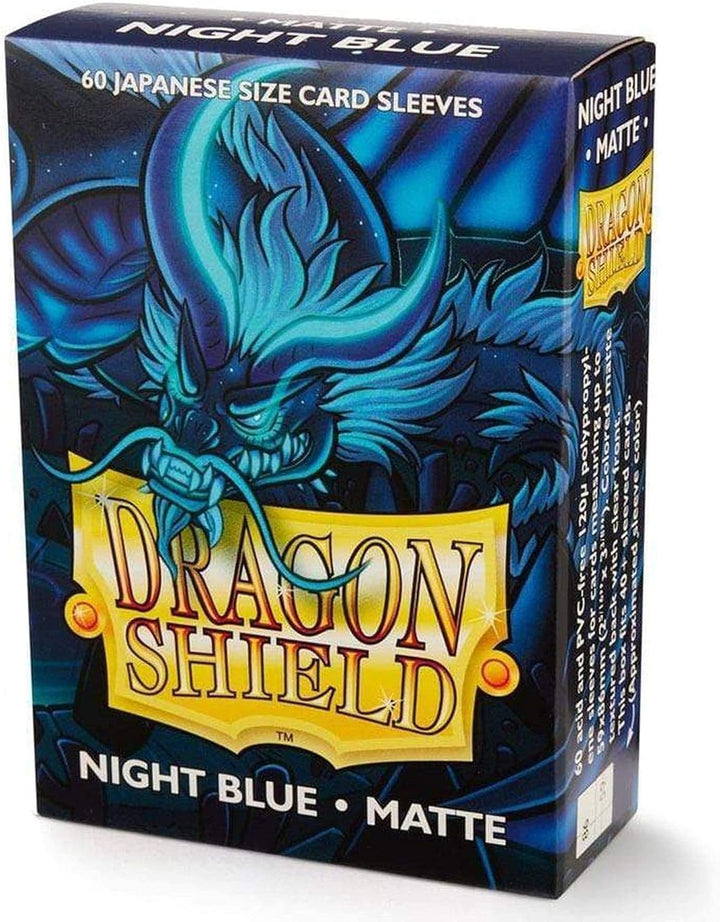 Dragon Shield ART11102 Black (60) Matte Japanese Size Sleeves 60pk