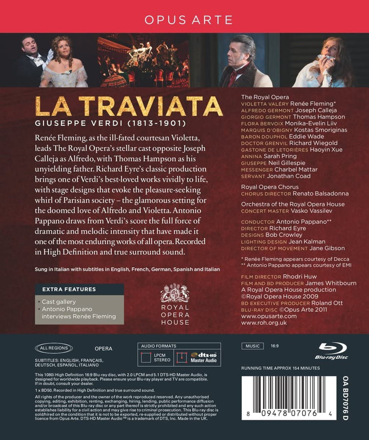 Verdi - La Traviata [2011] [Region Free] [Blu-ray]