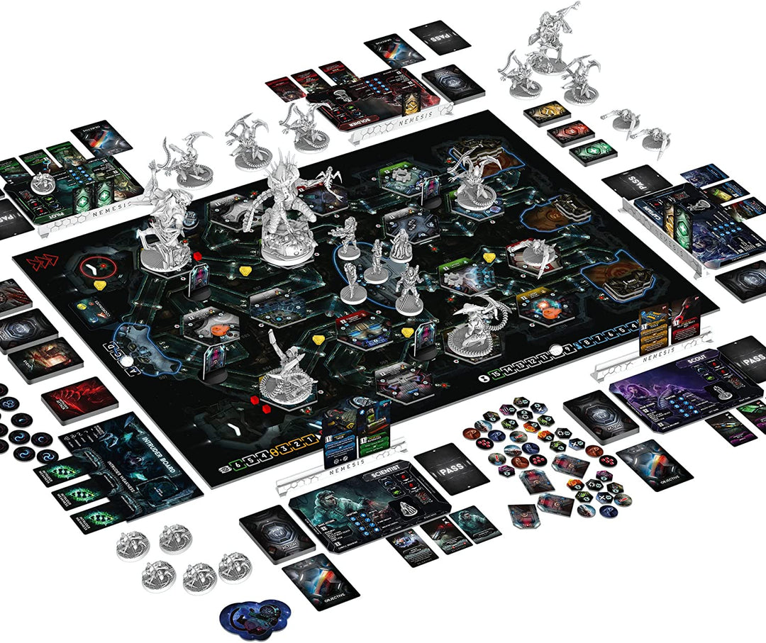 Awaken Realms | Nemesis | Board Game | Ages 12+ | 1-5 Players | 90-180 Minute Playing Time