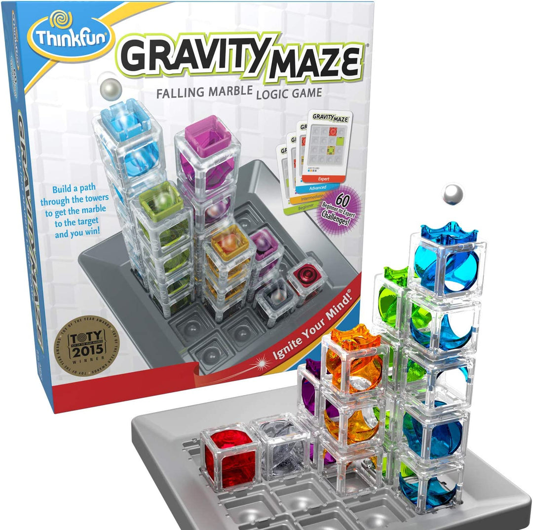 Thinkfun - Gravity Maze - Falling Marble Brain Game and Stem Toy for Kids Age 8