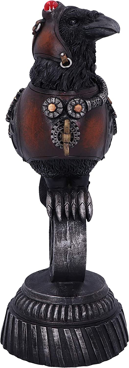 Nemesis Now Steampunk Rivet Raven Figurine, 24cm