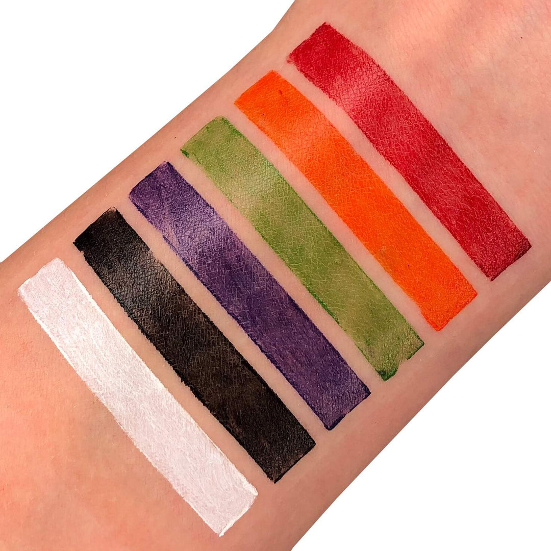 Moon Terror – Halloween-Lippenstift-Make-up – 5 g – Erstellen Sie ganz einfach gruselige Designs wie ein Profi! Perfekt für Vampire, Geister, Skelette, Hexen, Kürbisse, Monster usw. – Zombie-Grün