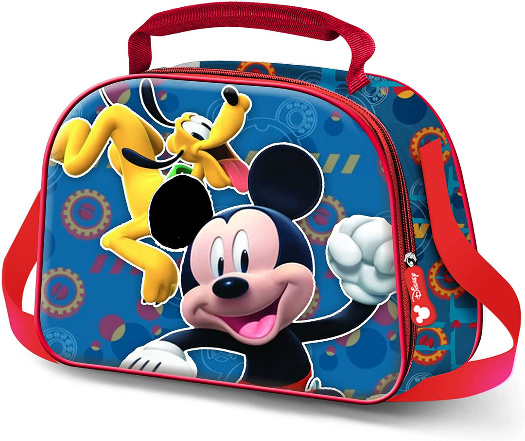 Mickey Mouse Happy Friends-3D Lunchtasche, Blau