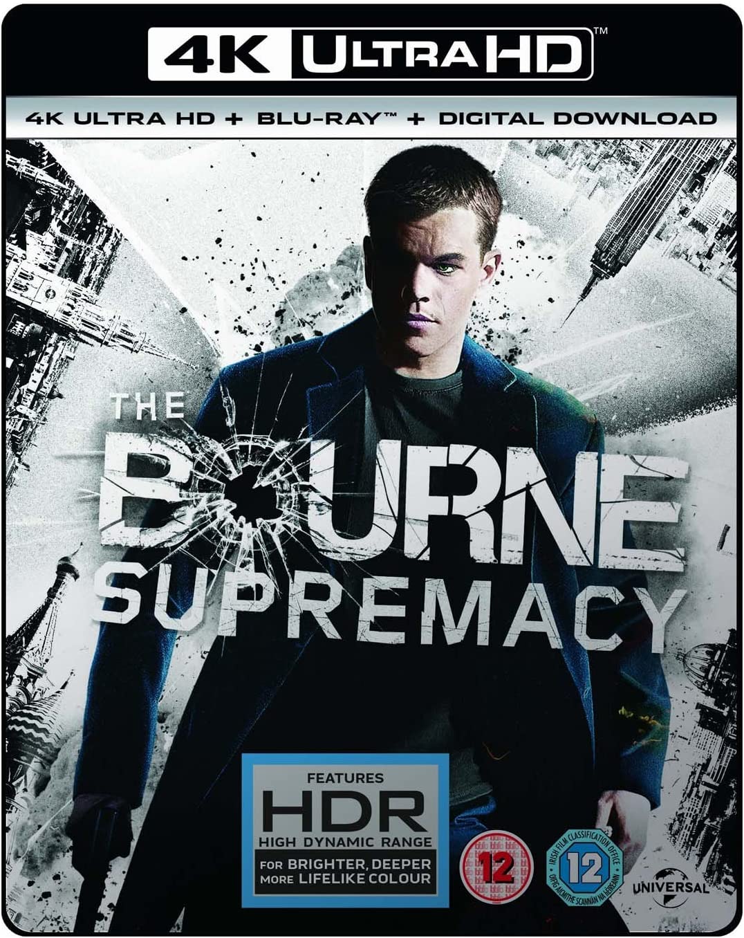 THE BOURNE SUPREMACY- (4K UHD+BD+UV) [2017] - Action/Thriller [Blu-ray]