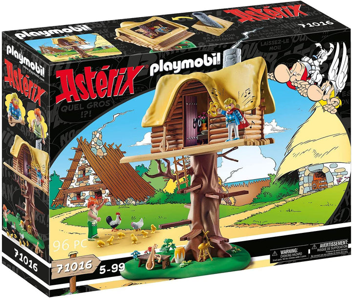 PLAYMOBIL Asterix 71016 Cacofonix with Treehouse, Toy for Children Ages 5+