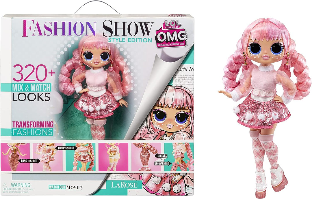 LOL Surprise OMG Fashion Show Style Edition Dolls - LAROSE - 10"/25cm Doll with 320+ Fashion Looks