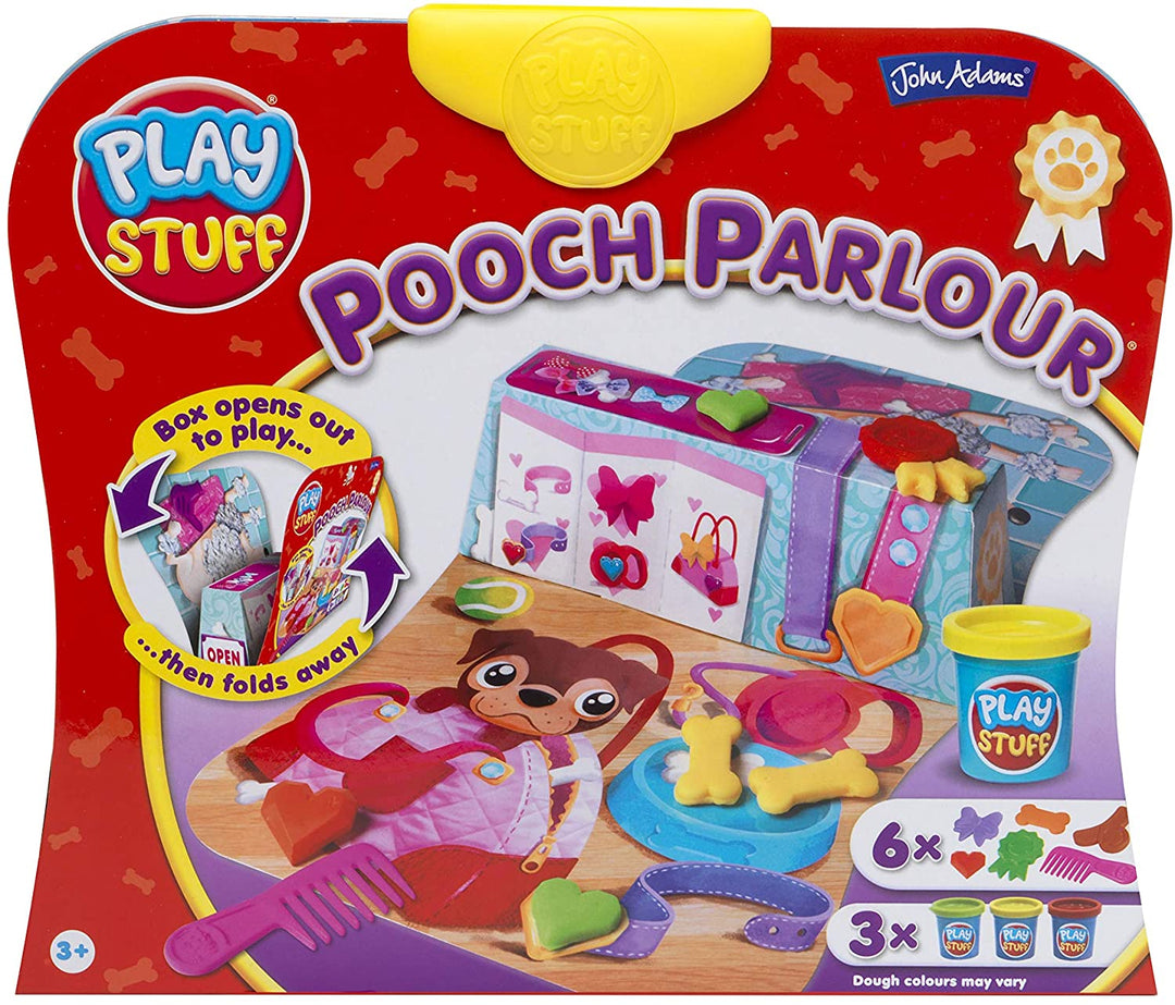 John Adams 577 10755 EA Playstuff Dough 'Pooch Parlour' (3 pots), Multi