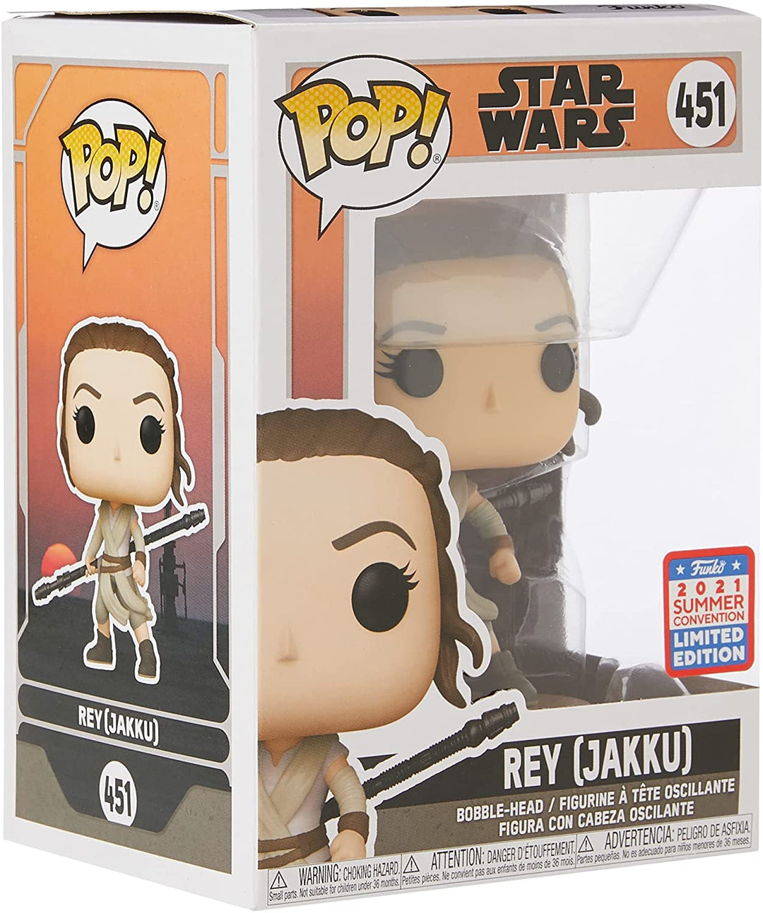 Star Wars Rey Exclu Funko 55498 Pop! Vinyl #451