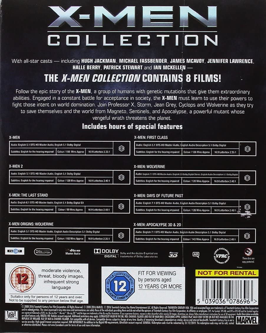 X-Men-Sammlung [Blu-ray]