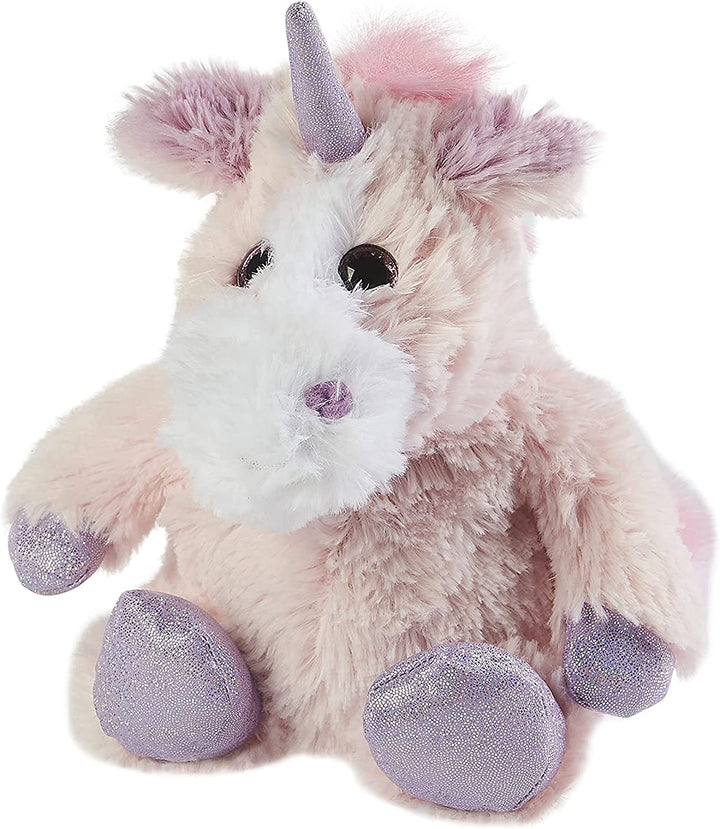 Warmies - Junior Sparkly Pink Unicorn Heatable Plush Toy (JUN-UNI-3)