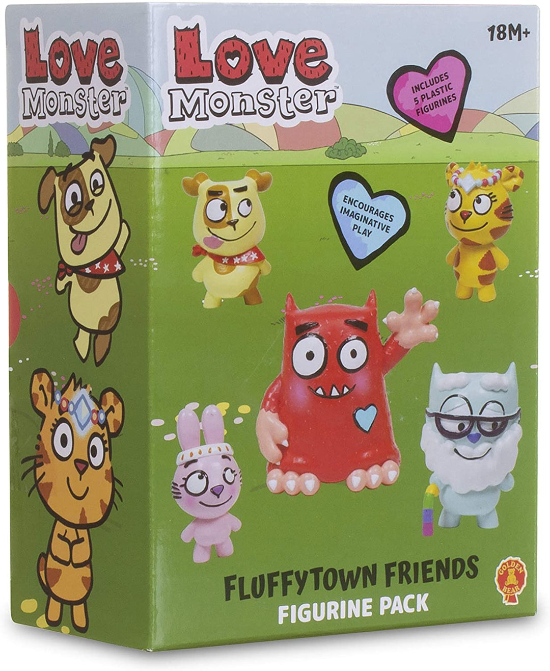 Love Monster 539 Friends Figurine Set, Multicoloured, 2205 EA Fluffytown