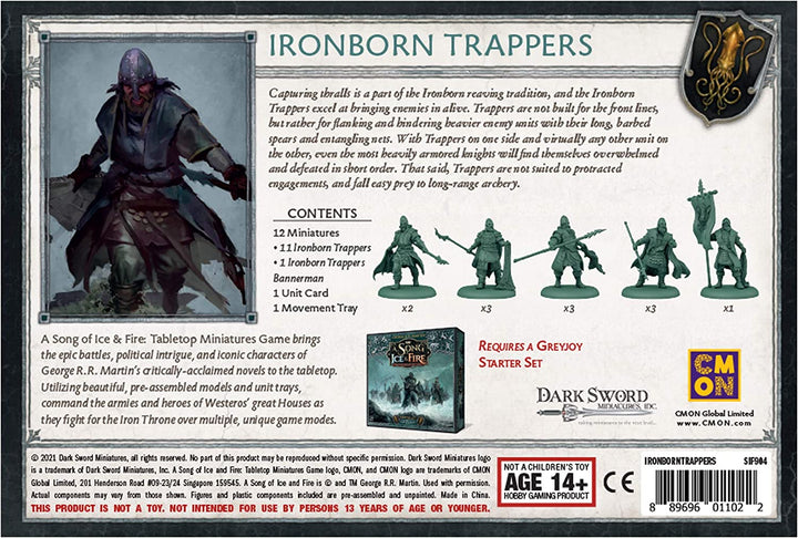 A Song of Ice and Fire: Greyjoy Ironborn Trappers