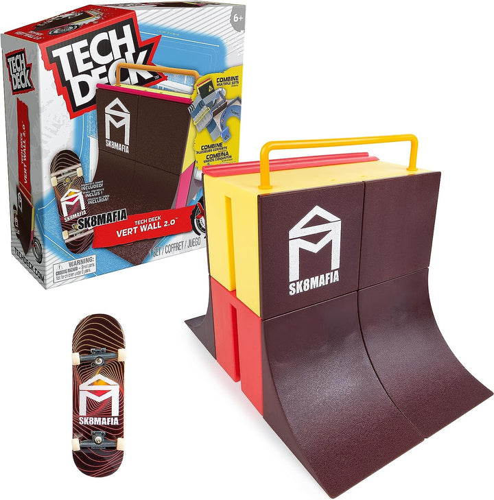 Tech Deck - FINGER SKATE - STARTER SET X-CONNECT SK8MAFIA VERT WALL