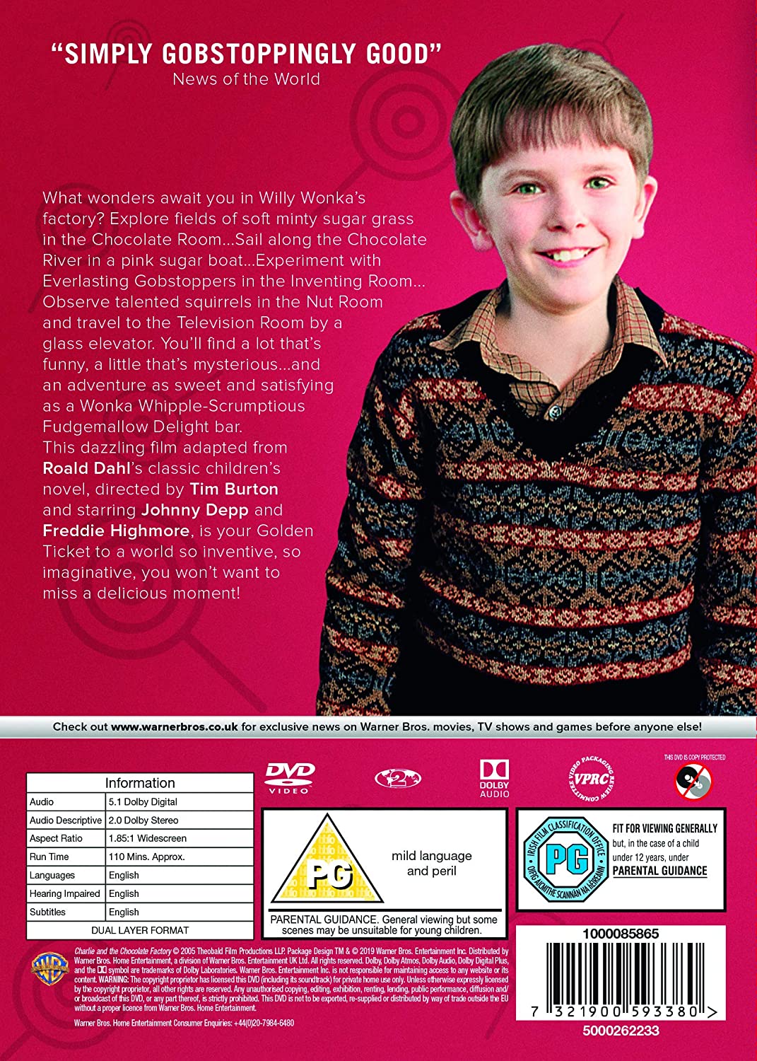 Charlie und die Schokoladenfabrik [DVD] [2005]