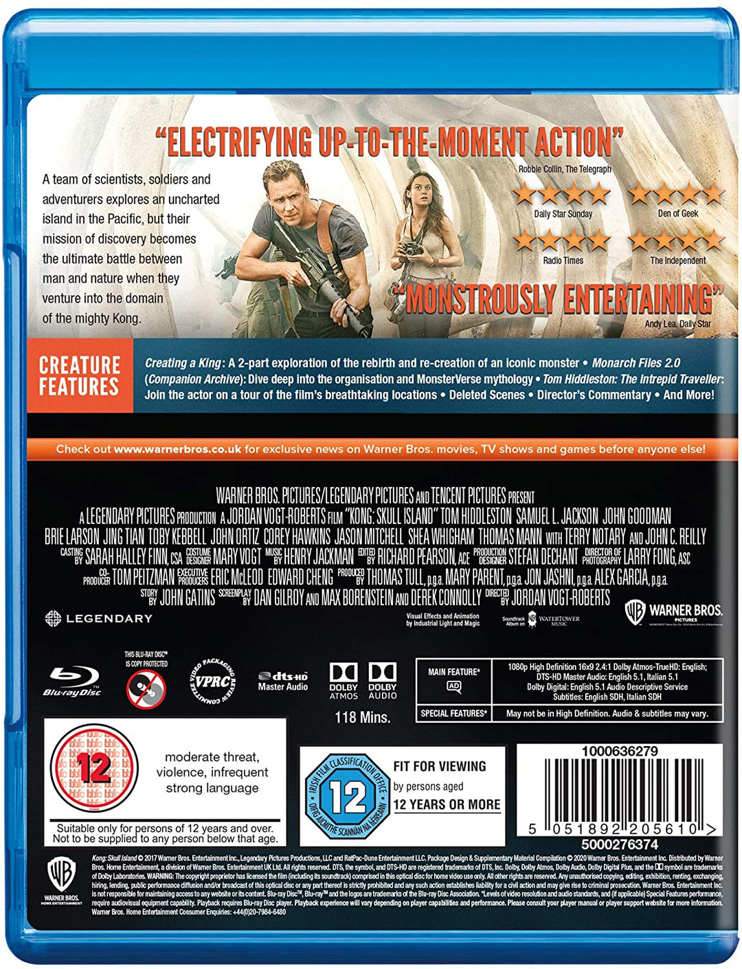 Kong: Skull Island – Abenteuer/Action [Blu-Ray]