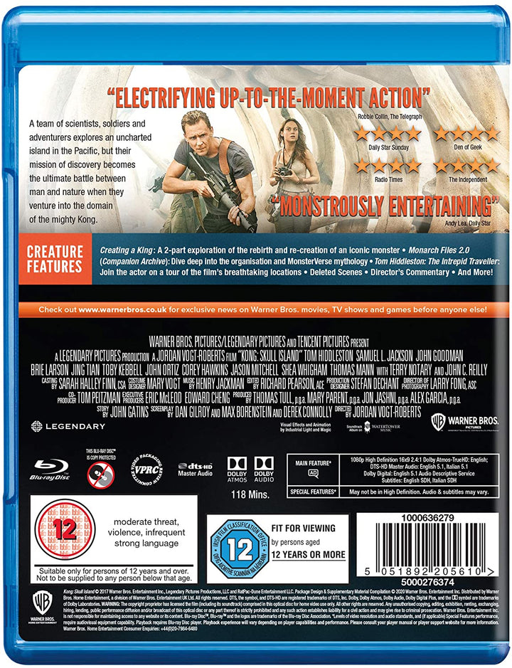 Kong: Skull Island – Abenteuer/Action [Blu-Ray]