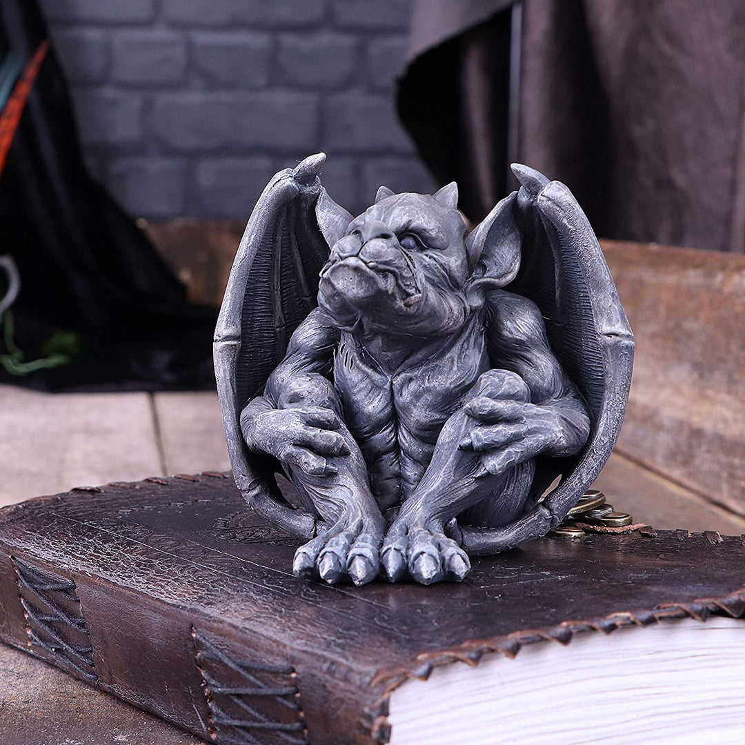 Nemesis Now Hugo Dark Black Grotesque Gargoyle Figurine, 12.5cm