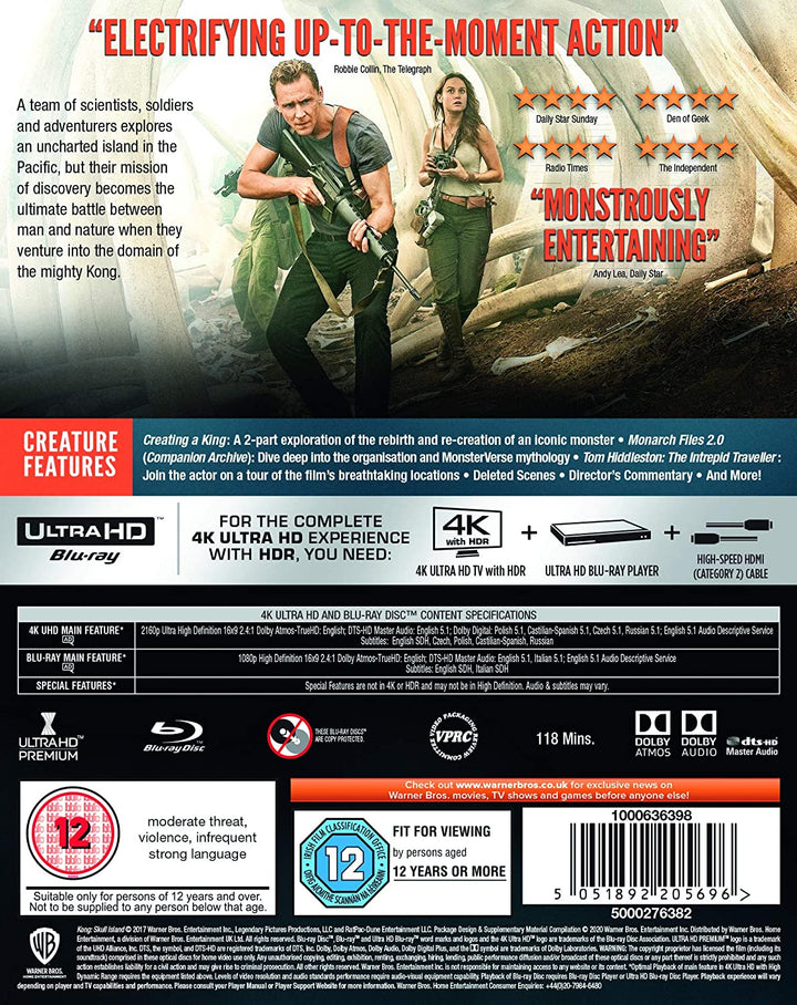 Kong: Skull Island – Abenteuer/Action [Blu-ray]