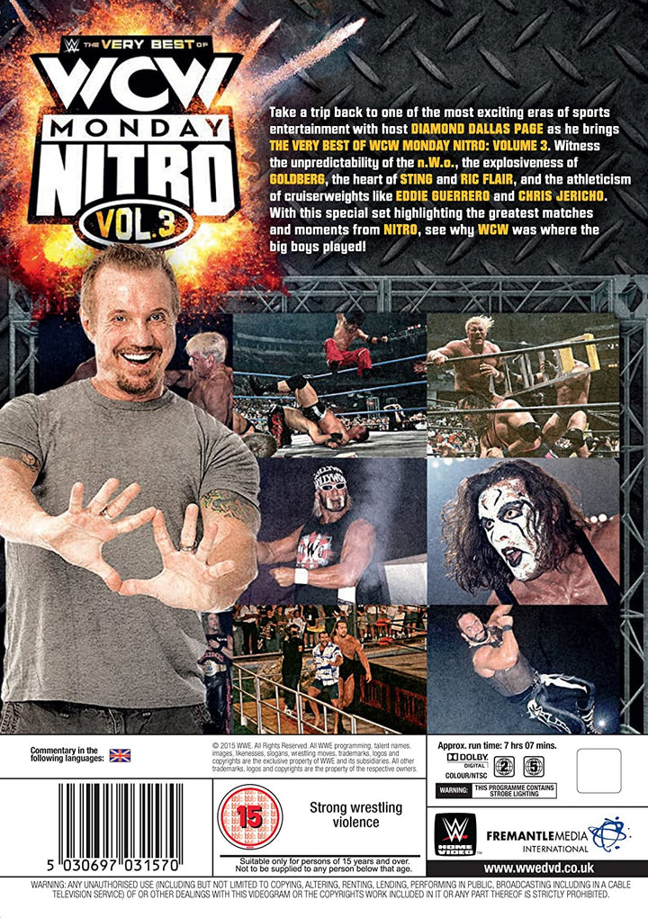 WWE: The Best Of WCW Monday Night Nitro - Volume 3 [DVD]