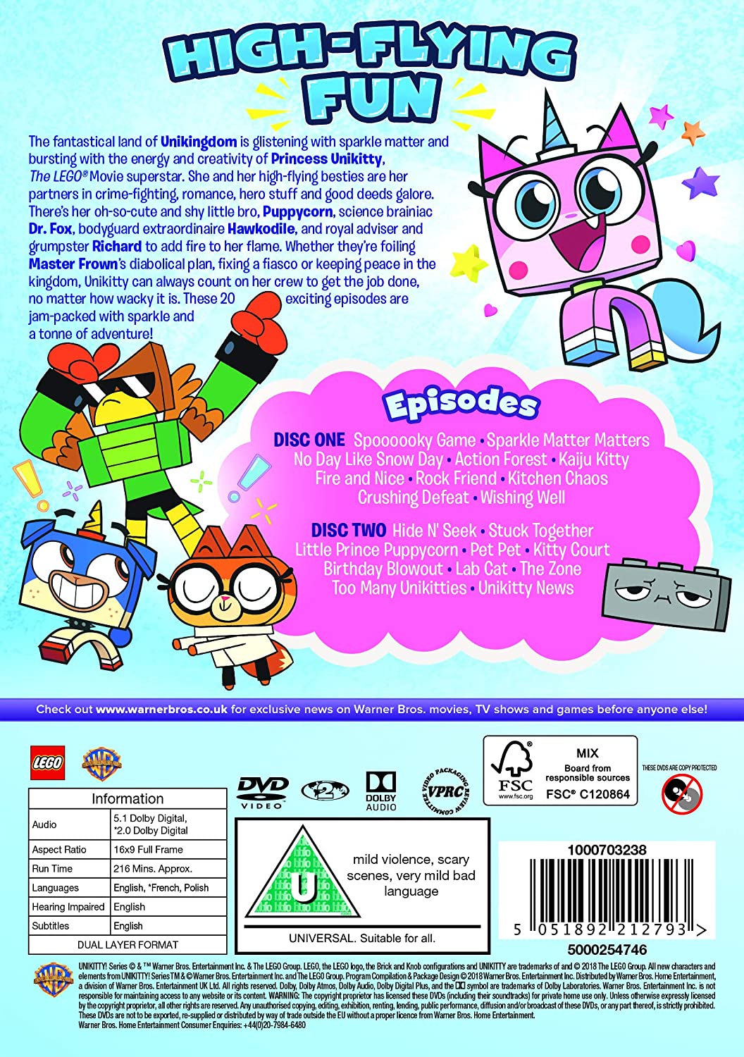 Unikitty – Sparkle Party (Season 1 Part 1) - Animation [DVD]