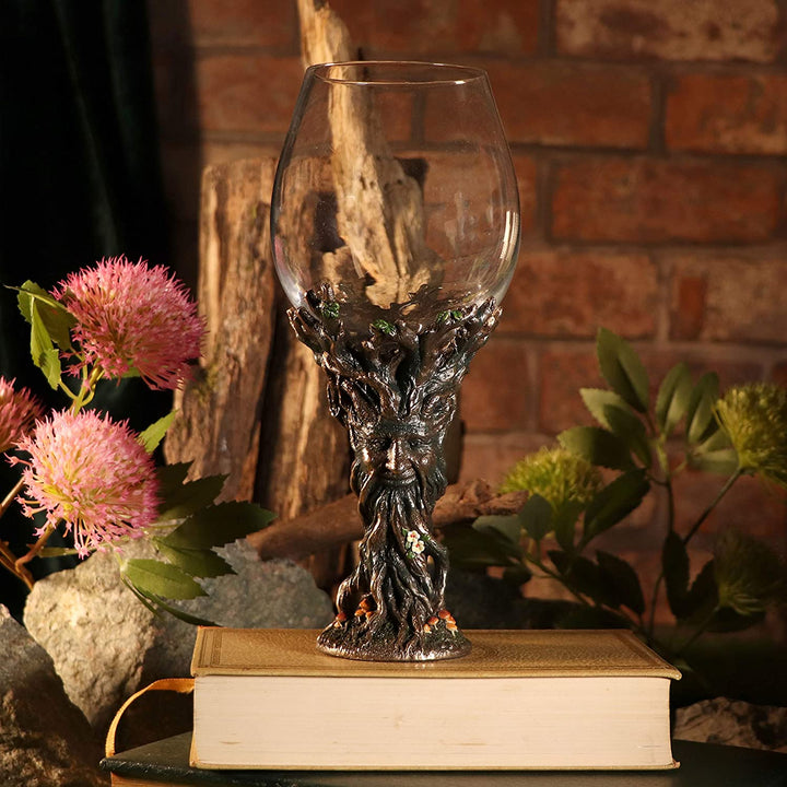 Nemesis Now Tree Spirit Collection - Green Man Goblet Wine Glass (D6113W2)