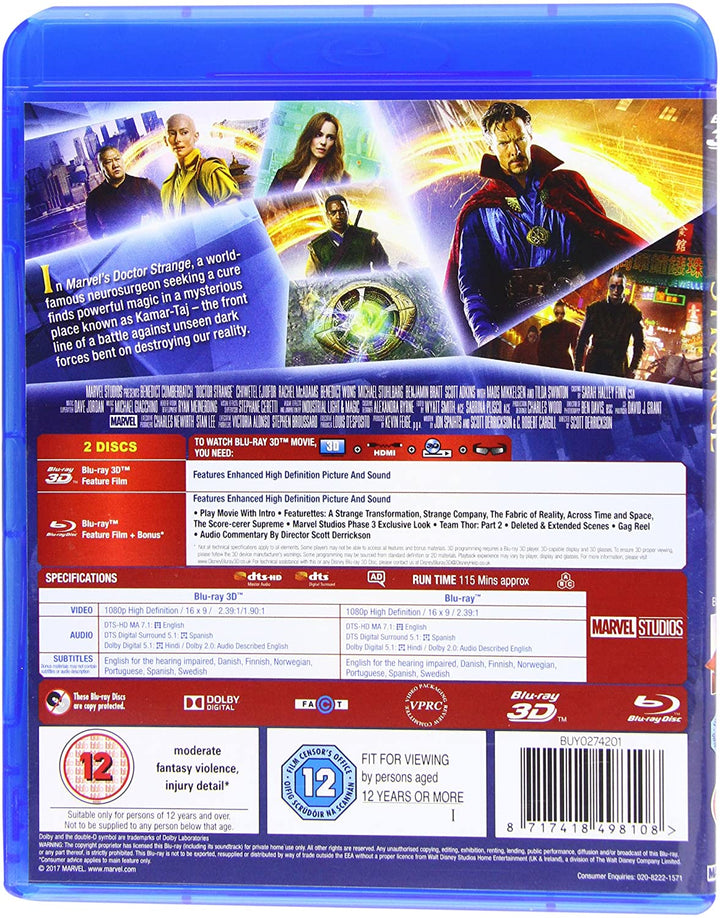 Doctor Strange – Action/Abenteuer [Blu-Ray]